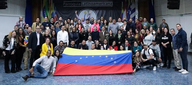 Comunidad migrante venezolana en Chile. Santiago, Chile 2022 (Fuente: Asociación Venezolana en Chile).